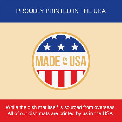 Koi Fish Dish Drying Mat