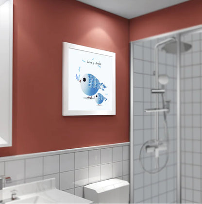 Hidden Bathroom Storage Cabinet with Waterproof Design