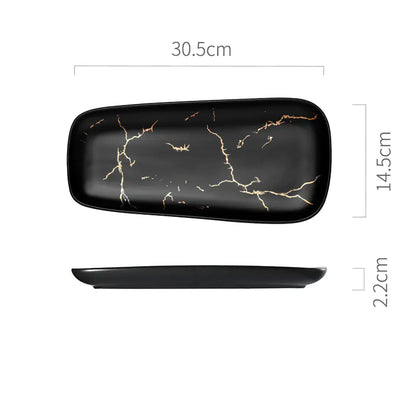 Nordic Style Fish Plate - Creative Ceramic Dish