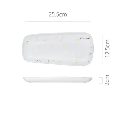 Nordic Style Fish Plate - Creative Ceramic Dish